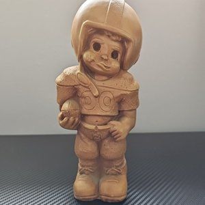 Fannykins Bill Mack Figurine SUPER JOCK FOOTBALL PLAYER Solar Statuary Vintage